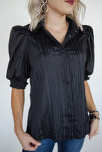 Load image into Gallery viewer, Sayla Collared Satin Blouse
