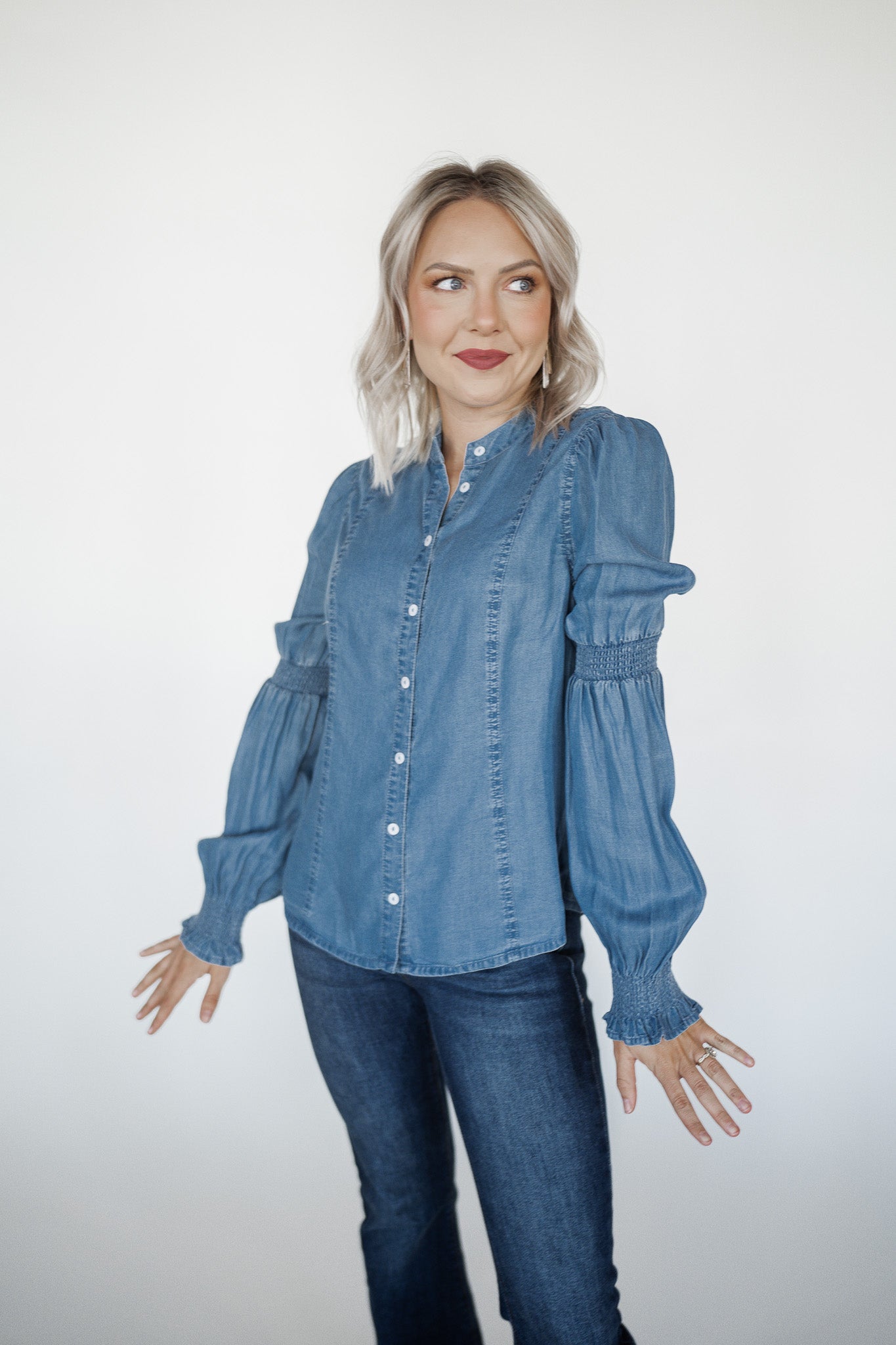 The Decatur Button Down Blouse