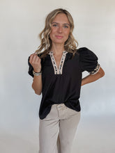Load image into Gallery viewer, Hint of Leopard Blouse
