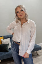 Load image into Gallery viewer, Beige Striped Button Down
