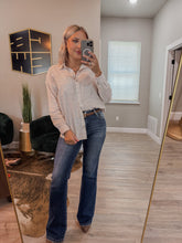 Load image into Gallery viewer, Beige Striped Button Down
