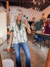 Load image into Gallery viewer, Olive Stitch Blouse
