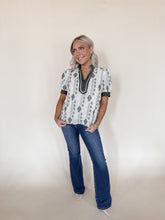 Load image into Gallery viewer, Olive Stitch Blouse
