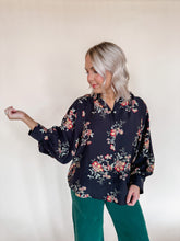 Load image into Gallery viewer, Flowy Floral Blouse
