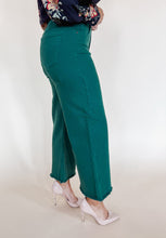 Load image into Gallery viewer, Hunter Green Cropped Jeans
