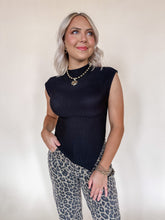 Load image into Gallery viewer, Asymmetrical Top in Black
