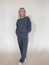Load image into Gallery viewer, The Lauren Lounge Sweatshirt in Grey
