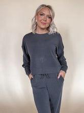 Load image into Gallery viewer, The Lauren Lounge Sweatshirt in Grey
