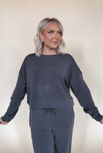 Load image into Gallery viewer, The Lauren Lounge Sweatshirt in Grey
