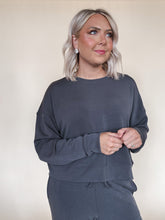 Load image into Gallery viewer, The Lauren Lounge Sweatshirt in Grey
