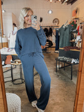 Load image into Gallery viewer, The Lauren Lounge Pant in Navy
