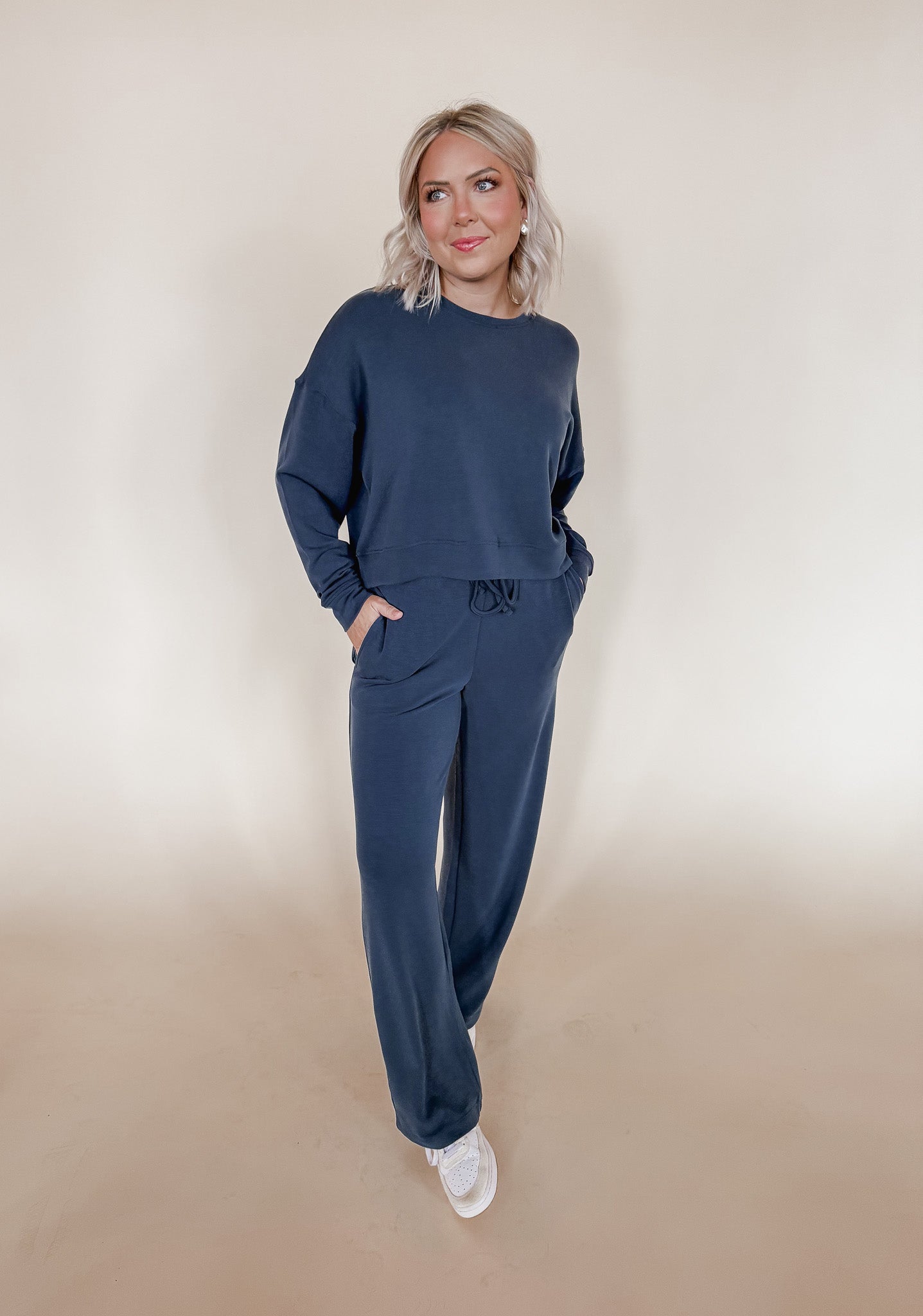 The Lauren Lounge Pant in Navy