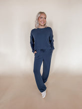 Load image into Gallery viewer, The Lauren Lounge Pant in Navy
