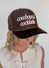 Load image into Gallery viewer, Cowboys &amp; Cocktails Trucker Hat
