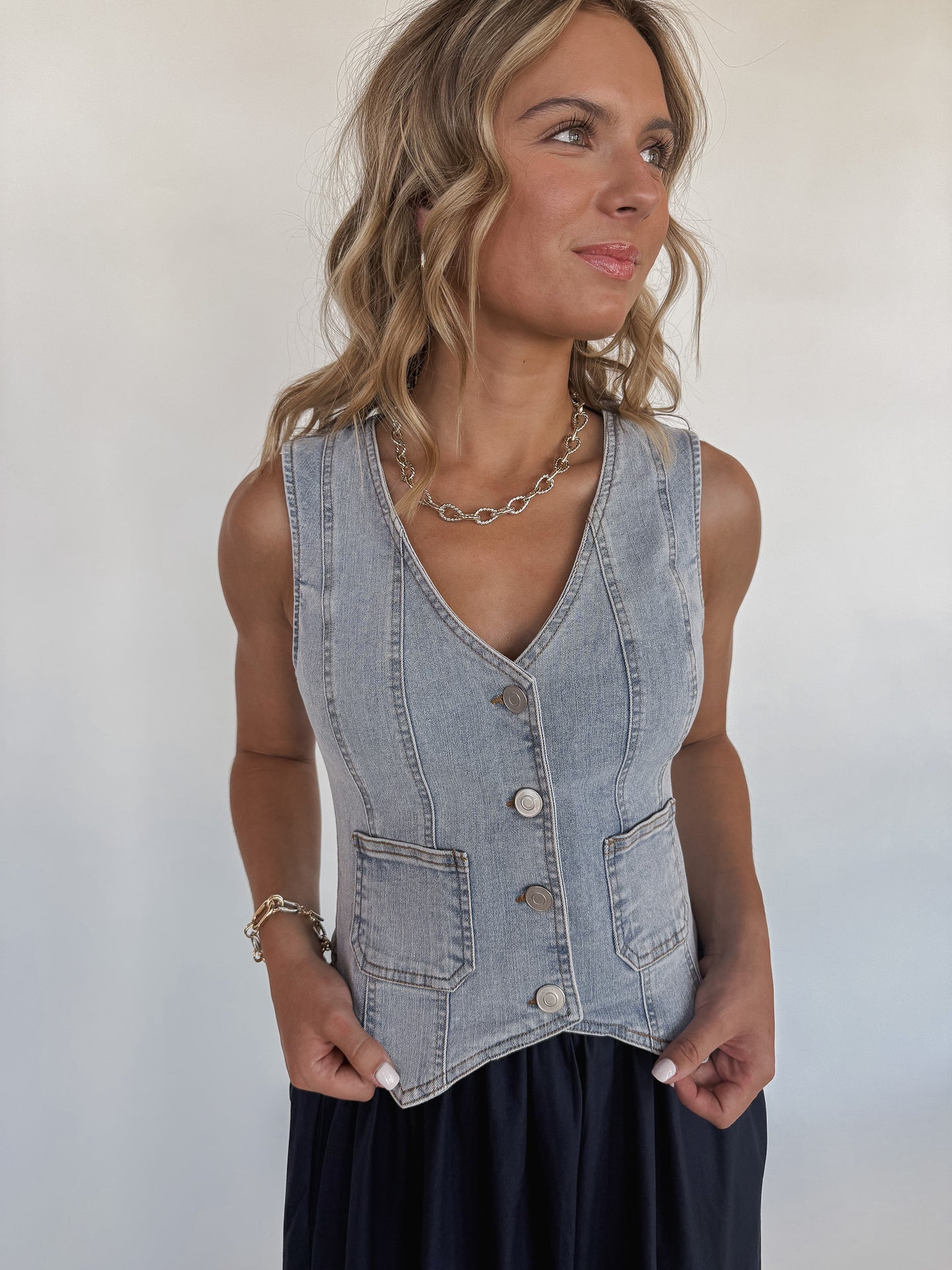 Dallyn Denim Vest