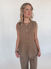 Load image into Gallery viewer, Corporate Cowgirl Sleeveless Top
